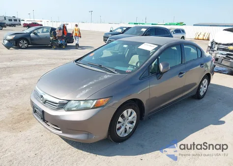 2012 Honda Civic Lx z USA, uszkodzony, nr VIN 2HGFB2F56CH560254
